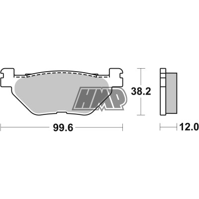 Pastilhas travão YAMAHA MORPHUS / TMAX / XP TMAX / 169MS - SBS
